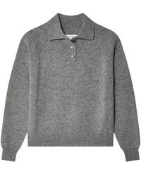 Maison Margiela - Fine-Knit Polo Shirt - Lyst