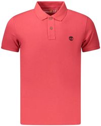 Timberland - Logo-Embroidered Cotton Polo Shirt - Lyst