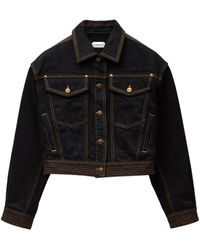 Versace - Denim Blouson - Lyst