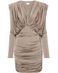 Magda Butrym - Gedrapeerde Mini-Jurk - Lyst