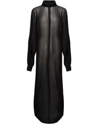 Nineminutes - Robe Longue Kim À Col Montant - Lyst