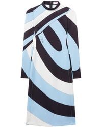 Emilio Pucci - Iride-print Midi Dress - Lyst