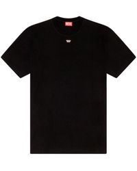 DIESEL - T-boxt-d Katoenen T-shirt Met Logopatch - Lyst