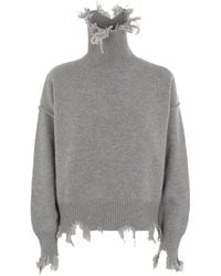 The Seafarer - Gerafelde Trui Met Hoge Hals - Lyst