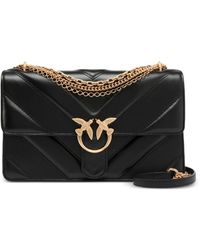 Pinko - Medium Love Bag One Chevron Shoulder Bag - Lyst