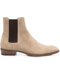 Saint Laurent - Chelsea-Boots Aus Wildleder - Lyst