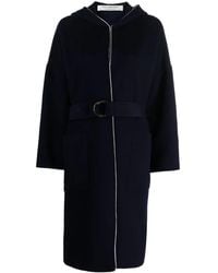 Philosophy Di Lorenzo Serafini - Abrigo con capucha y cinturón - Lyst