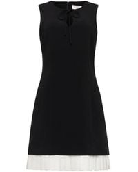 Cinq À Sept - Robe Plissée Deidra À Col Noué - Lyst