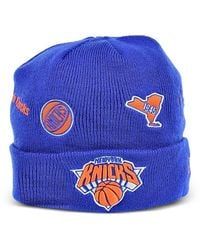 KTZ - New York Knicks Identity Cuffed Beanie Hat - Lyst