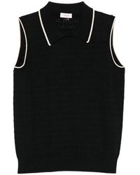 Agnona - Sleveeless Perforated Vest - Lyst