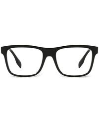 Burberry - Brille Mit Eckigem Gestell - Lyst