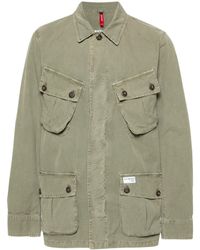 Fay - Jungle Cotton Shirt Jacket - Lyst