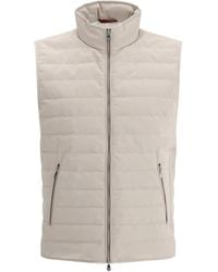 Brunello Cucinelli - Zip Quilted Down Gilet - Lyst