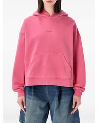 Carhartt - Benton Logo-Embroidered Pouch-Pocket Hoodie - Lyst