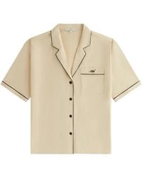 Kith - Elena Ii Piping-Trim Shirt - Lyst