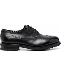 Ferragamo - Ferragamo Marcus Perforated Brogues - Lyst