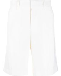 CASABLANCA - Virgin Wool Bermuda Shorts - Lyst