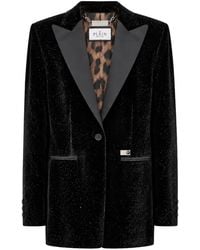 Philipp Plein - Velvet Boyfriend Fit Blazer Glitter - Lyst