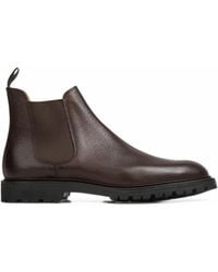 Crockett & Jones - Chelsea 11 Grained Leather Ankle Boots - Lyst