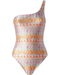Missoni - Zigzag-Pattern Swimsuit - Lyst