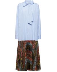 Pierre Louis Mascia - Gestreepte Maxi-Jurk - Lyst