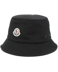 Moncler - Cotton Blend Bucket Hat - Lyst