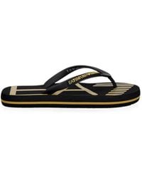 EA7 - Tongs À Logo Imprimé - Lyst