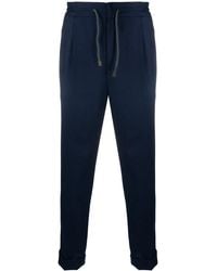 Brunello Cucinelli - Cropped Drawstring Trousers - Lyst
