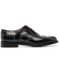 Church's - Burwood Met Stud-Embellished Brogue Oxford Shoes - Lyst