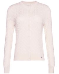 Calvin Klein - Cable-Knit Cardigan - Lyst
