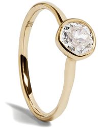 Monica Vinader - Mv Siren Solitaire Diamond Ring - Lyst