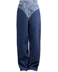 Pushbutton - Jeans Met Riemlussen - Lyst