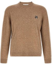 Maison Kitsuné - Fox-Patch Sweater - Lyst