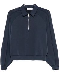 Woc - Raglan-Sleeve Quarter-Zip Sweater - Lyst