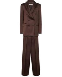 Blanca Vita - Completo Doppiopetto Con Revers A Lancia - Lyst