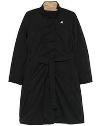 K-Way - Trench Miranda À Taille Ceinturée - Lyst