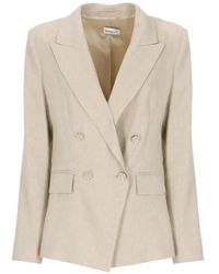 Marella - Double-Breasted Peak-Lapel Jacket - Lyst
