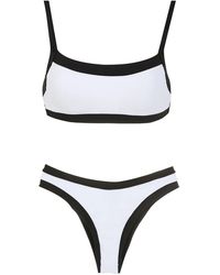 Amir Slama - Two-Tone Bikini Set - Lyst