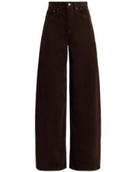 Ralph Lauren - Corduroy Wide-Leg Trousers - Lyst