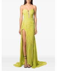 NORINA ST - Viva Ruched Strapless Maxi Dress - Lyst