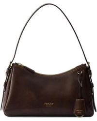 Prada - Sac Porté Épaule Aimée Médium En Cuir - Lyst