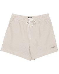 ZEGNA - Striped Drawstring Swim Shorts - Lyst