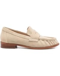 strategia shoes - Penny Suede Loafers - Lyst