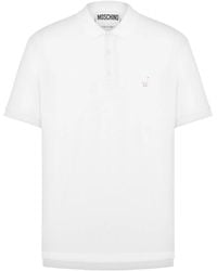 Moschino - Cotton Polo Shirt - Lyst
