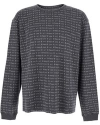 ERL - Katoenen Sweater Met Jacquard - Lyst
