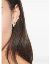 Tory Burch - Wave Pavé Oorbellen - Lyst