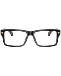 Versace - Brille Mit Eckigem Gestell - Lyst