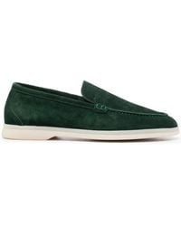 SCAROSSO - Ludovica Suede Loafers - Lyst