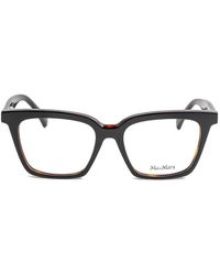 Max Mara Eyewear - Square-Frame Glasses - Lyst
