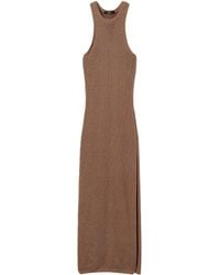Twinset - Geribbelde Midi-Jurk - Lyst